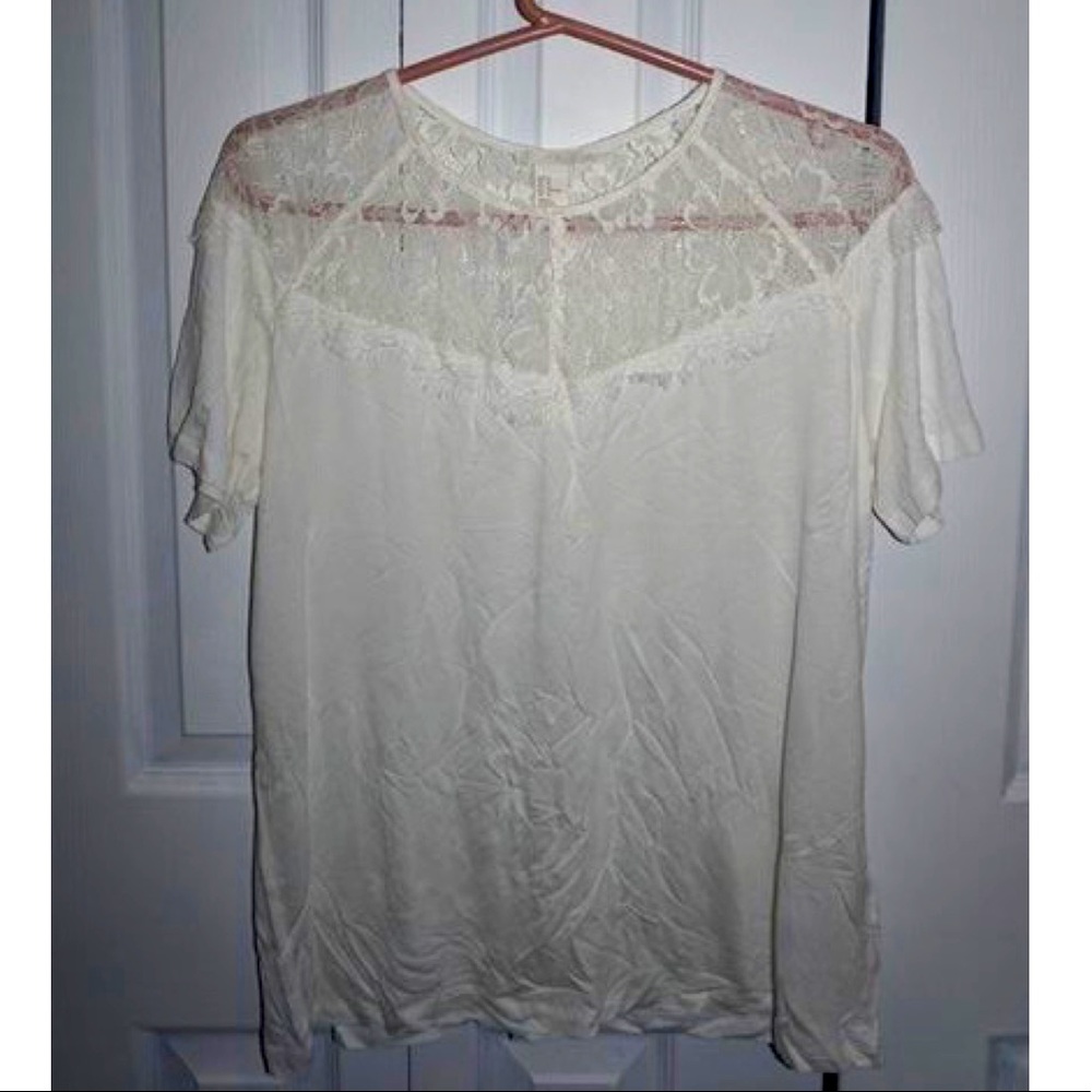 White Loose Top